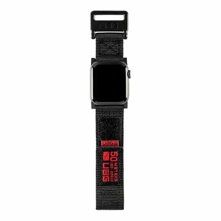 Bracelet Apple Watch 44mm / 42mm UAG Active Strap – Noir