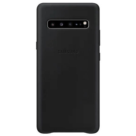 Official Samsung Galaxy S10 5g Genuine Leather Cover Case Black