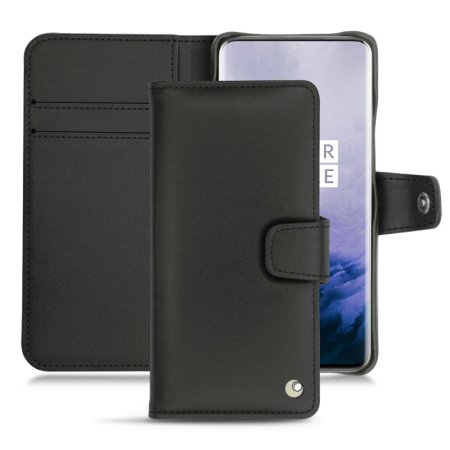 Noreve Tradition B OnePlus 7 Pro Leather Wallet Case - Black