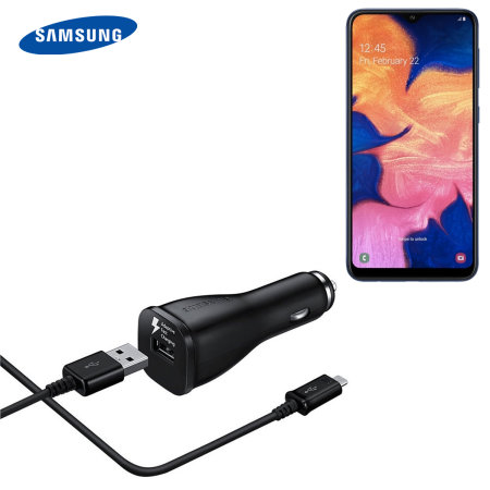 Official Samsung Galaxy A30 USB-C Fast Car Charger Cable - Single