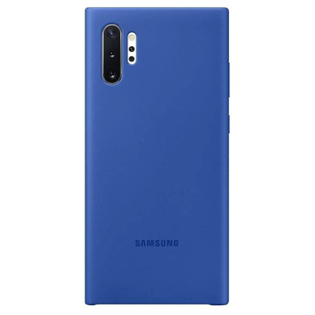 Coque Officielle Samsung Galaxy Note 10 Plus Silicone Cover – Bleu