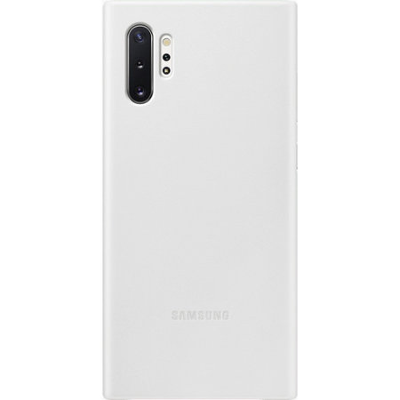 Offizielle Samsung Galaxy Note 10 Plus Ledertasche - Weiß