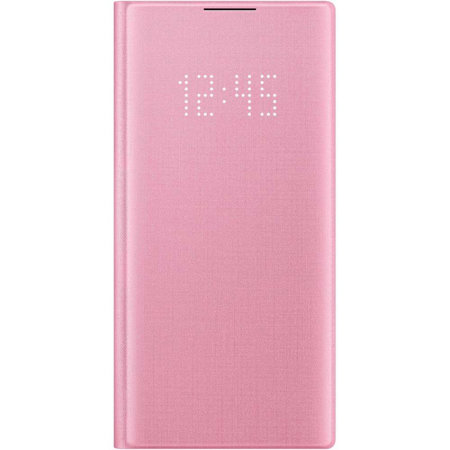 Official Samsung Galaxy Note 10 LED View Cover Case - Pink