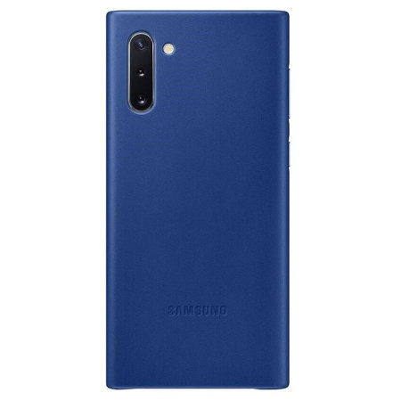 Coque officielle Samsung Galaxy Note 10 Leather Cover – Bleu