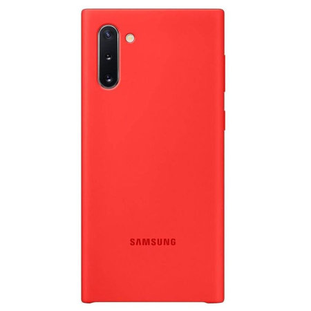 Officiële Samsung Galaxy Note 10 Siliconen Case - Rood