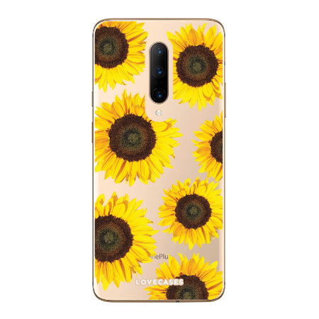 LoveCases OnePlus 7 Pro Sunflower Clear Phone Case