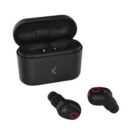 Écouteurs sans fil KSIX Free Pods avec micro & étui de chargement
