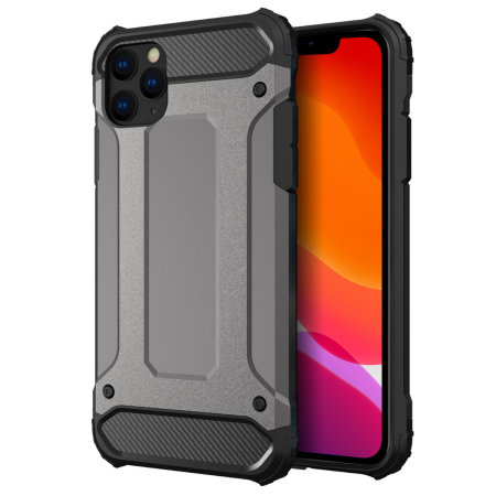 Olixar Delta Armour Protective iPhone 11 Pro Max Case - Gunmetal