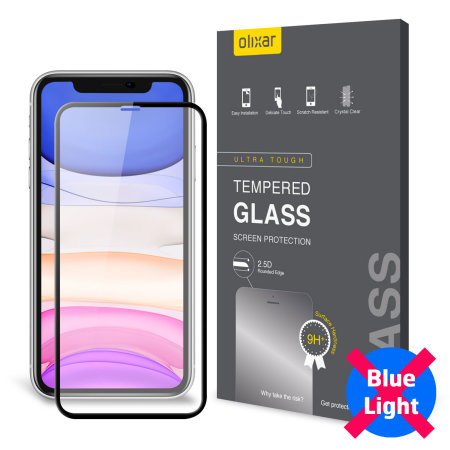 Olixar iPhone 11 Anti-Blue Ray Tempered Glass Screen Protector