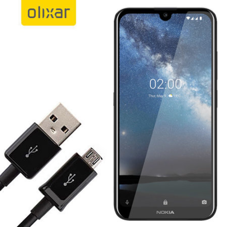 Olixar Nokia 2.2 Power, Data & Sync Cable - Micro USB