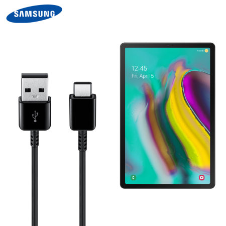 Official Samsung Galaxy Tab S5e USB-C Charging & Sync Cable - Black -