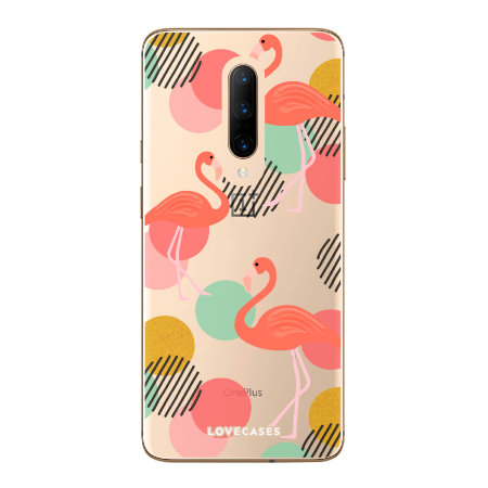 LoveCases OnePlus 7 Pro Flamingo Clear Phone Case