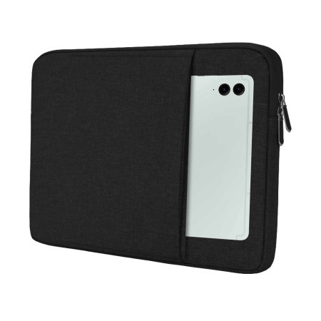 Olixar Universal Dual Pocket 16" Laptop & Tablet Sleeve - Black