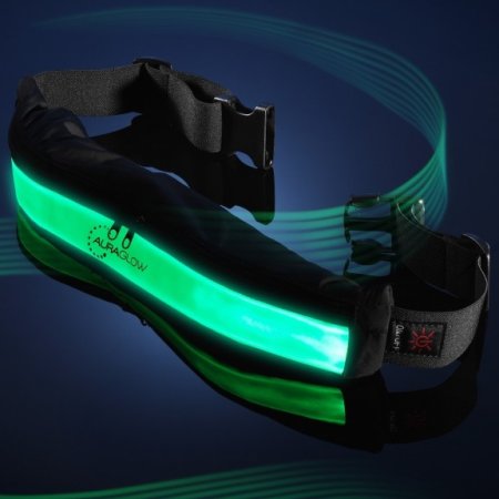USB Rechargeable Hi-Vis Safety Light. Details about   SAFEGLOW® LED Glowing Running Sports Belt 