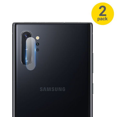 Olixar Samsung Note 10 Plus 5G Tempered Glass Camera Protectors-2 Pack