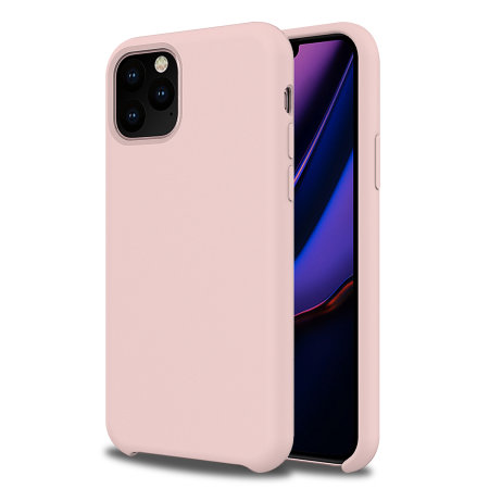 Olixar Soft Silicone iPhone 11 Pro Case - Pastel Pink