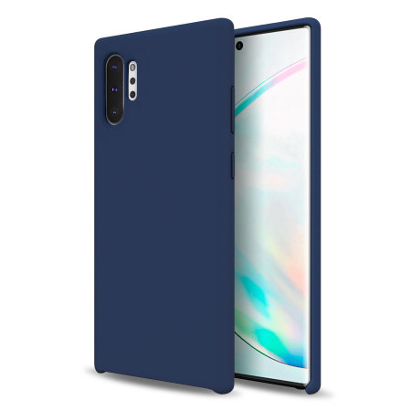 Olixar Samsung Galaxy Note 10 Plus Soft Silicone Skal - Midnattsblå