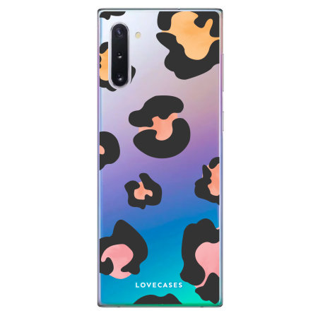 LoveCases Samsung Galaxy Note 10 Gel Case - Colourful Leopard