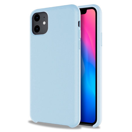 Olixar Soft Silicone iPhone 11 Case - Pastel Blue
