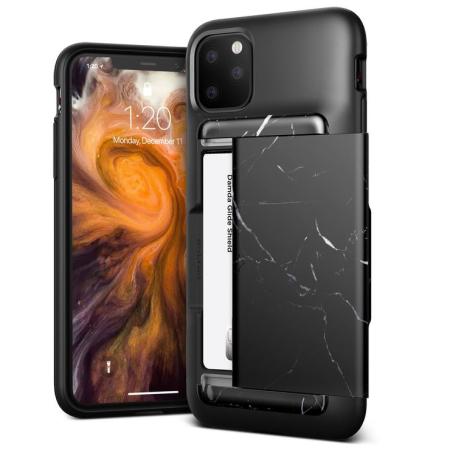 VRS Design Damda Glide Shield iPhone 11 Pro Max Case - Black Marble
