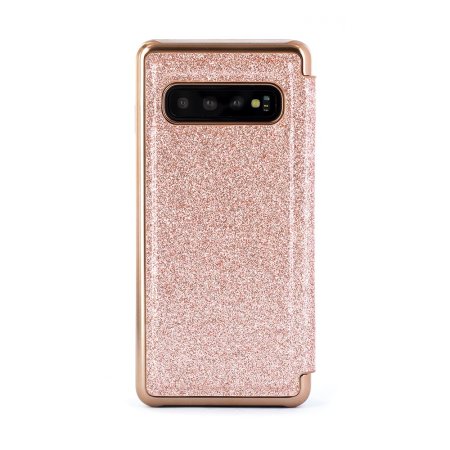 Ted Baker Mirror Glitsee Samsung Galaxy S10 Case - Rose Gold