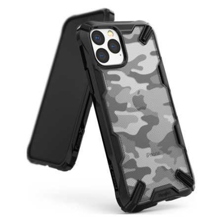 Ringke Fusion X Design iPhone 11 Pro Bumper Case - Camo Black