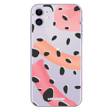 LoveCases iPhone 11 Gel Case - Abstract Polka Dots