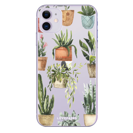 Lovecases Iphone 11 Plant Phone Case Clear Multi