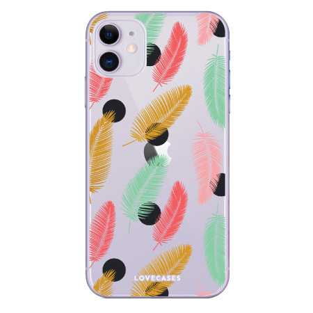 LoveCases iPhone 11 Gel Case - Polka Leaf