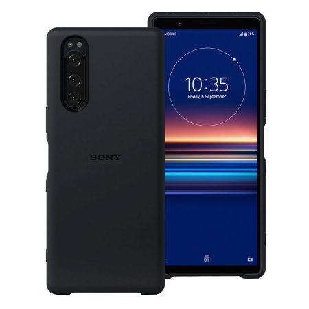 Official Sony Xperia 5 Back Cover Case - Black