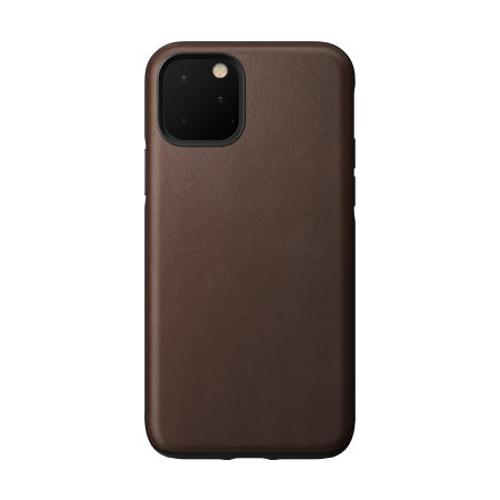 Nomad iPhone 11 Pro Max Rugged Horween Leather Case - Rustic Brown