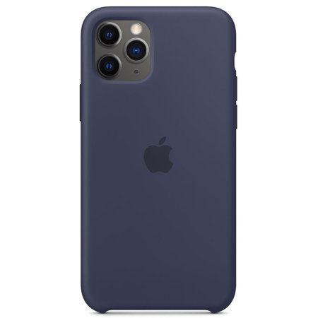 Official Apple iPhone 11 Pro Silicone Case - Midnight Blue