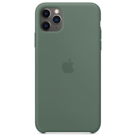 Official Apple iPhone 11 Pro Max Silicone Case - Pine Green