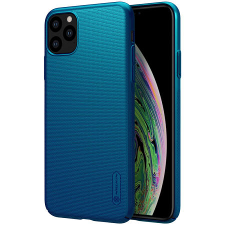 Nillkin Super Frosted Shield iPhone 11 Pro Max Case - Peacock Blue