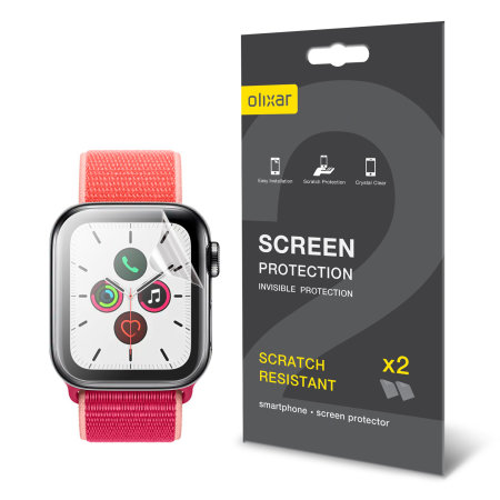 Olixar TPU 40mm Screen Protector - For Apple Watch Series SE / 6 / 5 / 4