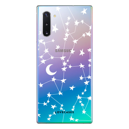 LoveCases Samsung Note 10 Starry Design Clear Phone Case