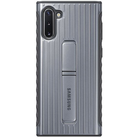 Official Samsung Galaxy Note 10 Rugged Protective Cover Case - Silver