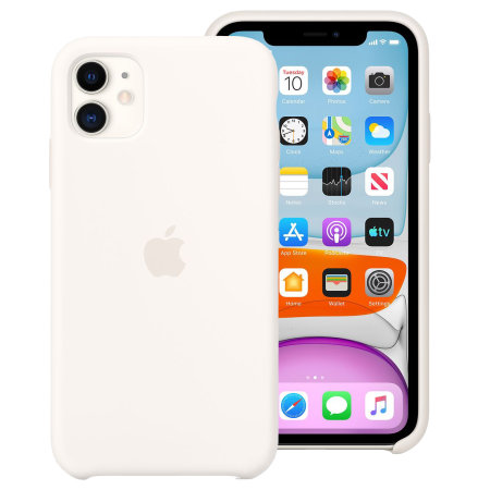 Funda Oficial Apple Silicone Case para iPhone 11 - Blanca