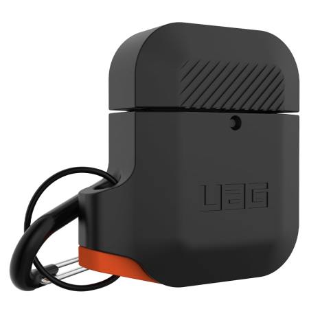 UAG Apple AirPods Silicone Case - Black/Orange