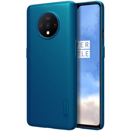 Nillkin Super Frosted OnePlus 7T Shield Case - Peacock Blue