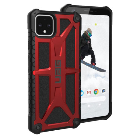 UAG Monarch Google Pixel 4 Protective Case - Crimson