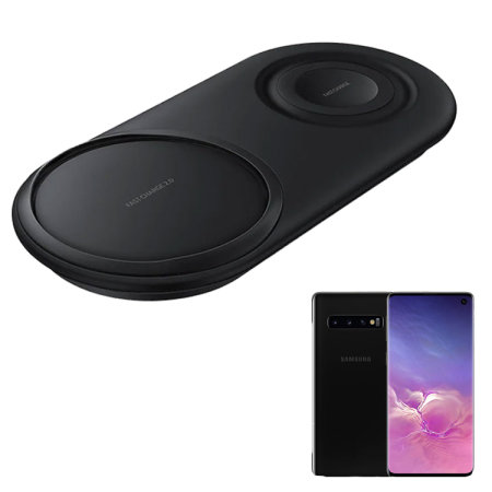 Official Samsung Galaxy S10 Wireless Fast Charging Duo Pad - Black