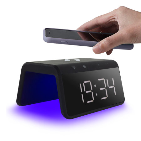 Reloj Despertador Ksix AlarmClock2 con Carga Inalámbrica Fast