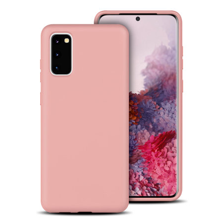 Olixar Silicone Samsung Galaxy S20 Hülle – Pastell rosa