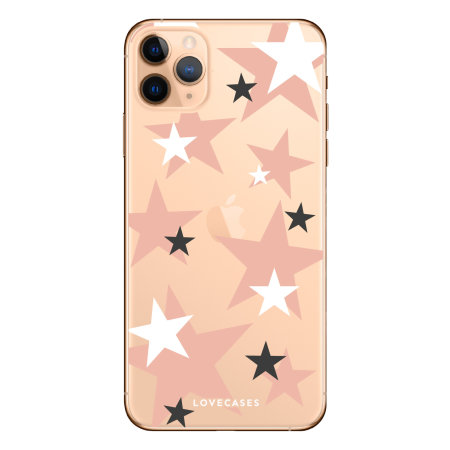 LoveCases iPhone 11 Pro Gel Case - Pink Stars