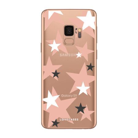 LoveCases Samsung Galaxy S9 Gel Case - Pink Stars