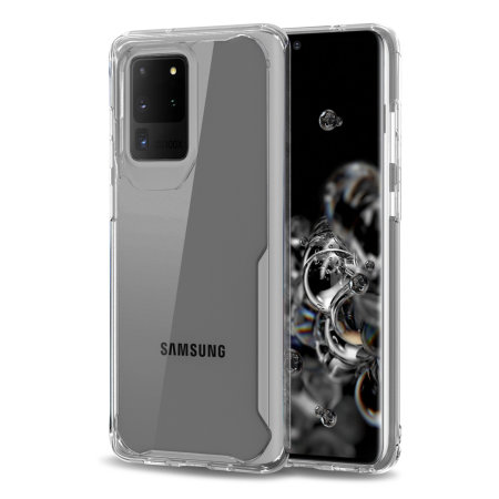 Olixar NovaShield Samsung Galaxy S20 Ultra Bumper Case - Clear