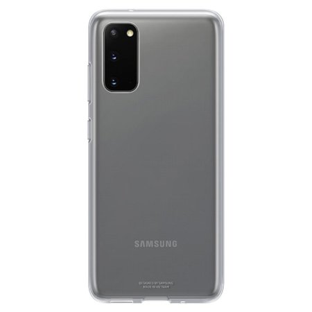 Offisielle Clear Cover Samsung Galaxy S20 Deksel - Gjennomsiktig