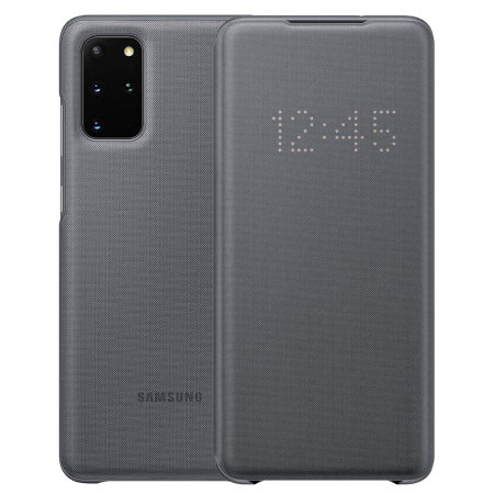 Housse officielle Samsung Galaxy S20 Plus LED View Cover – Gris