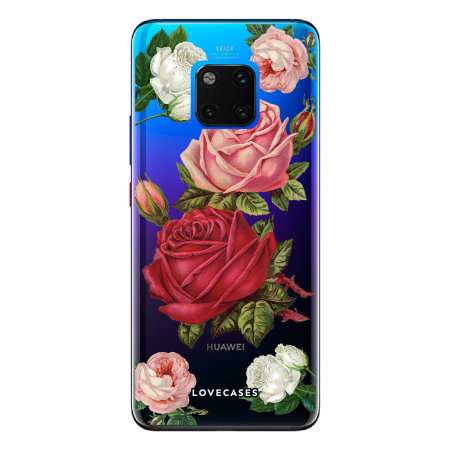 LoveCases Huawei Mate 20 Pro Gel Case - Roses